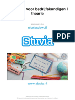 Stuvia 488817 Wiskunde Voor Bedrijfskundigen I Theorie