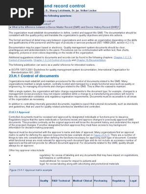 23.H Document and record control