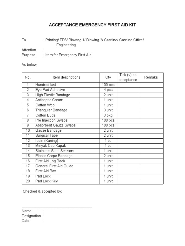Acceptance Personal Protective Equipment (Ppe) For Fogging Job PDF