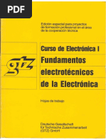 Curso de Electronica I Fundamentos Electrotecnicos de La Electronica GTZ Hojas Trabajo