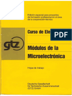Curso de Electronica III Modulos de la Microelectronica GTZ Hojas trabajo