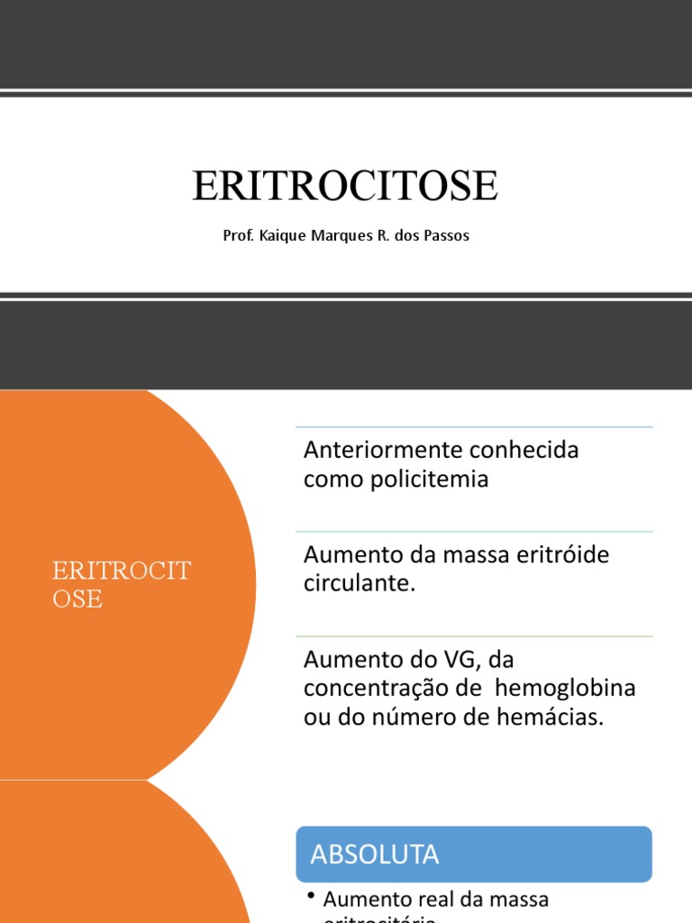 Eritrocitose: Tipos e Causas | PDF