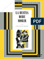 001 - La Bestia Debe Morir - Nicholas Blake