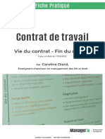 FP Vie Et Fin Du Contrat de Travail