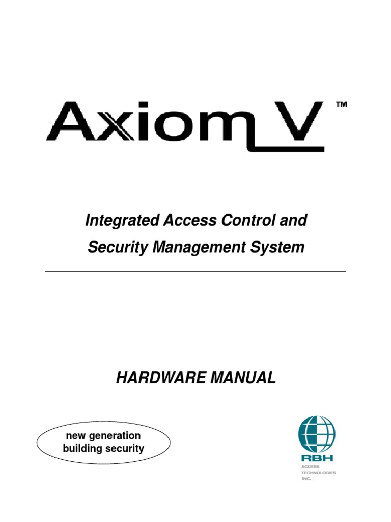 AxiomV Hardware Manual PDF Computer Network Personal Computers
