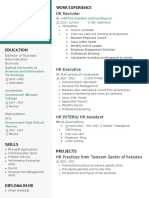 Eqra's HR Professional Resume