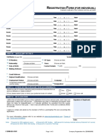 Registration Form (For Individual)