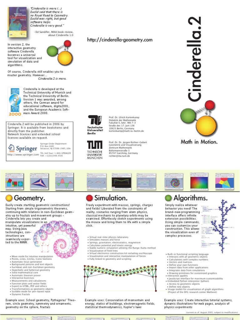 Flyer Web En Visualization Graphics Geometry - 