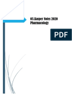 03 Kasper Notes 2020 Pharmacology