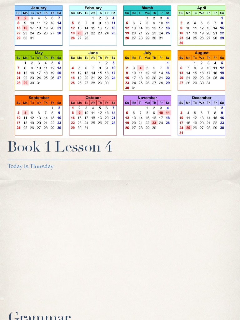 Lesson 4: Grammar and Vocabulary Skills | PDF | Foreign Language ...