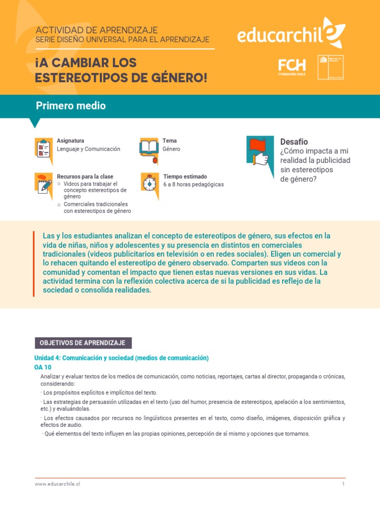 Análisis de Estereotipos de Género en Publicidad | PDF