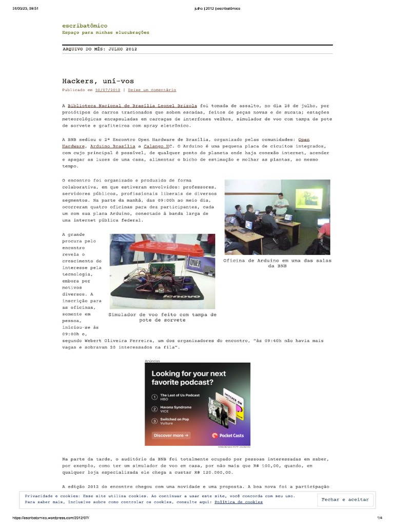 Materia Calango Hacker | PDF