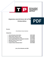 Aspectos Económicos de La República Aristocrática