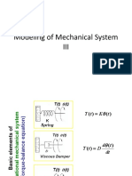 Modelling of Mechanical System IV