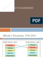 Lec 4 Blooms Taxonomy