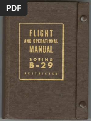 B-29 Flight Operation Manual | PDF