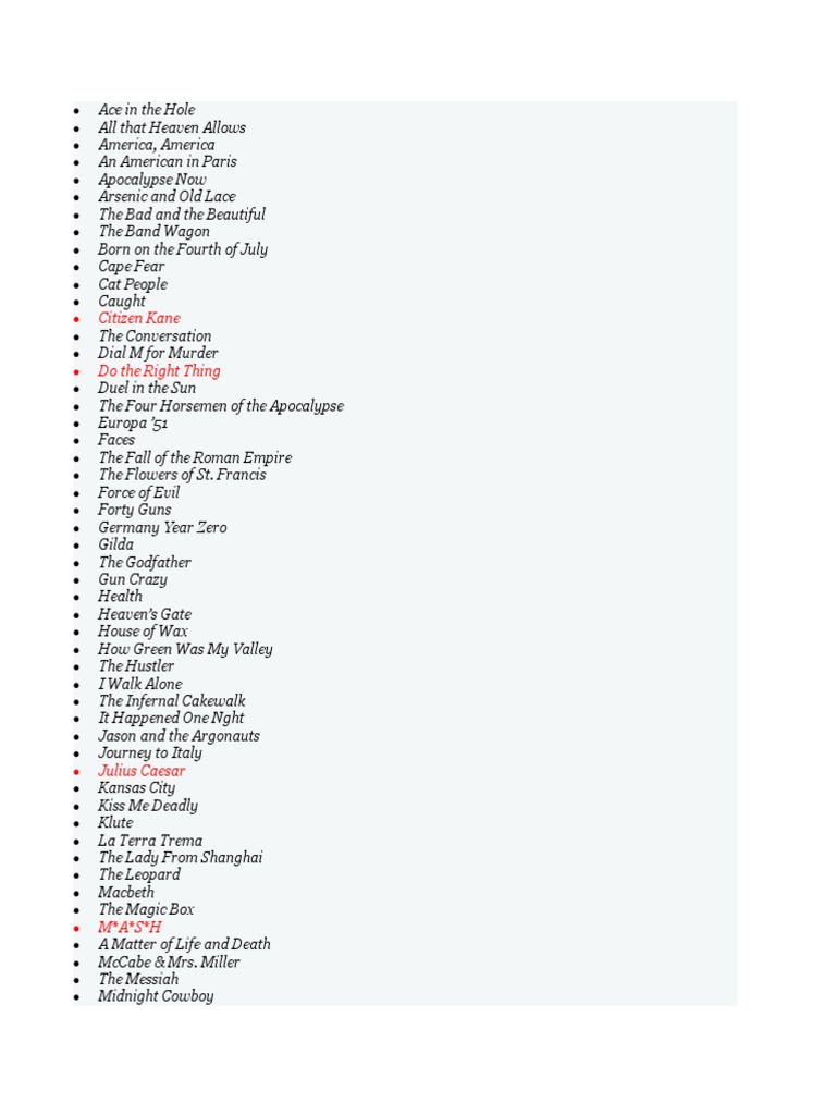 Hollywood Classics Pdf History Classics