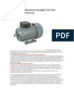 Aprende a ahorrar energía con tus motores eléctricos