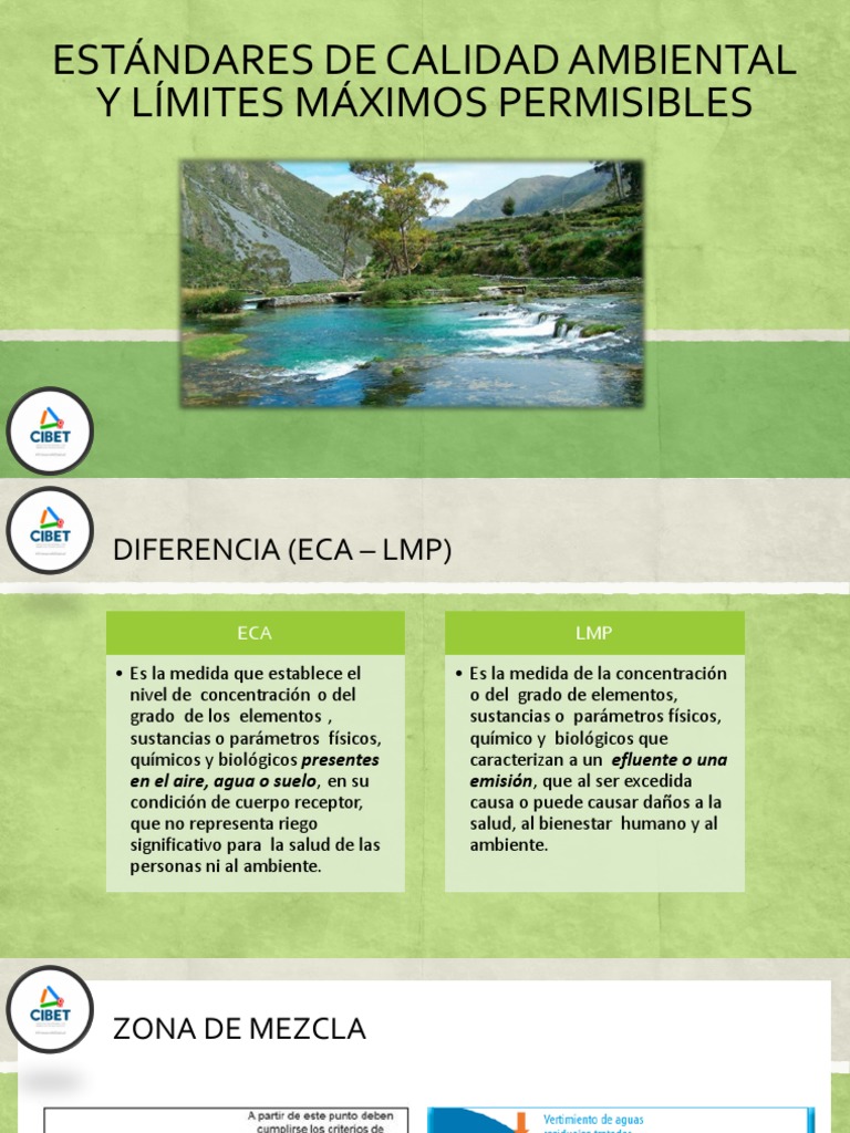 Estándares de Calidad Ambiental y Límites Máximos Permisibles | PDF ...