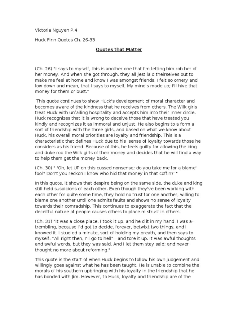 Quotes That Matter4 | PDF | Huckleberry Finn, image size:768x1024