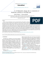 Sediment Pattern & Rate of Bathymetric Changes Due To Construction of Breakwater Extension