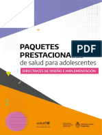 Paquetes Prestacionales de Salud para Adolescentes 1152023