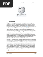 Case Study On Wikipedia