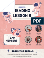 Reading Lesson 8