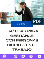 Ebook Tácticas para Gestionar Con Personas Difíciles en El Trabajo