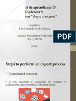 Presentacion Steps To Export
