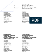 Lista de Liberação Link