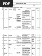 Painting Risk Assessment Guidelines | PDF | Scaffolding | Safety