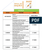 Calendario de Vacinação!