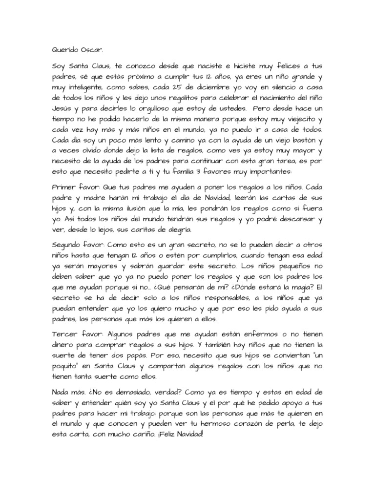 Carta de Santa | PDF, image size:768x1024