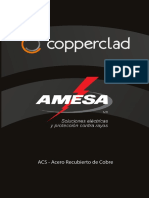 AMESA Cable Copperclad Catalogo ACS para Tierras