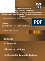 Unidad 1 Medición e Instrumentos