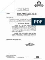 23-019 Revised Omnibus Policy On The Imposition of Performance Bond and Its Applicable Rates