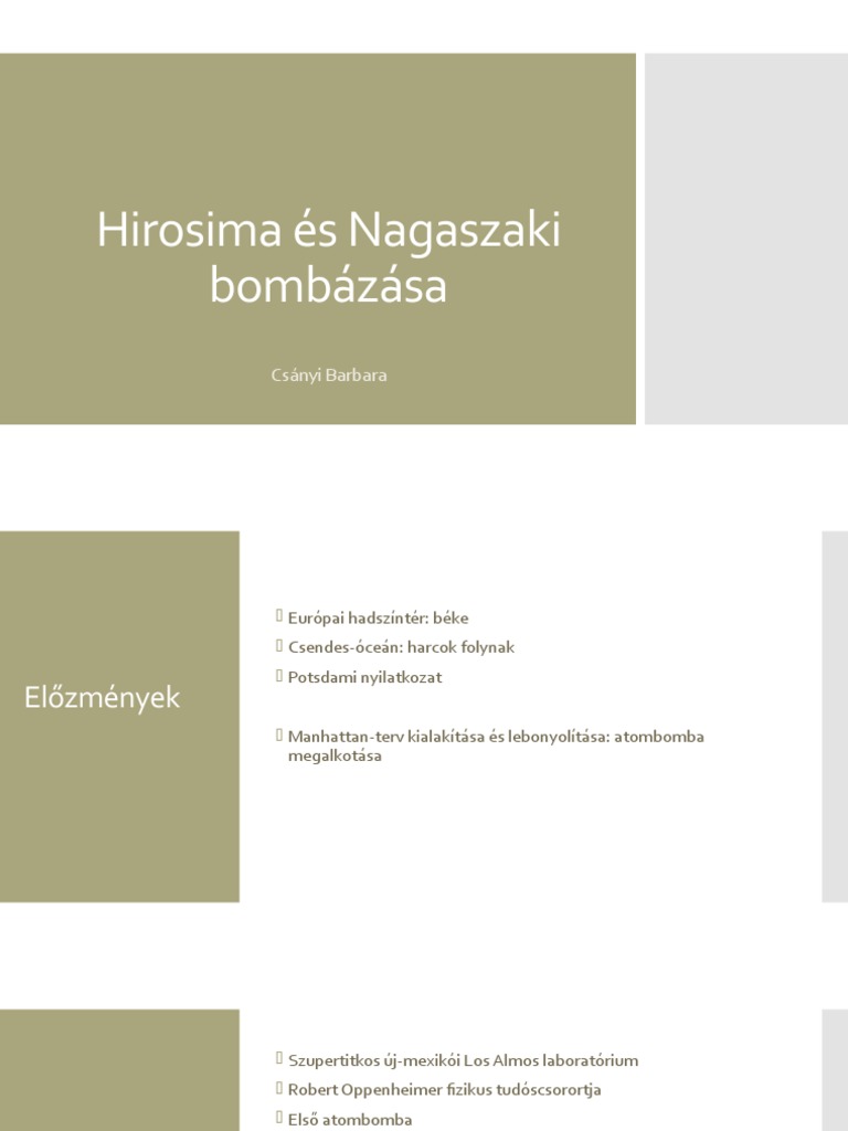 Hirosima Nagaszaki | PDF