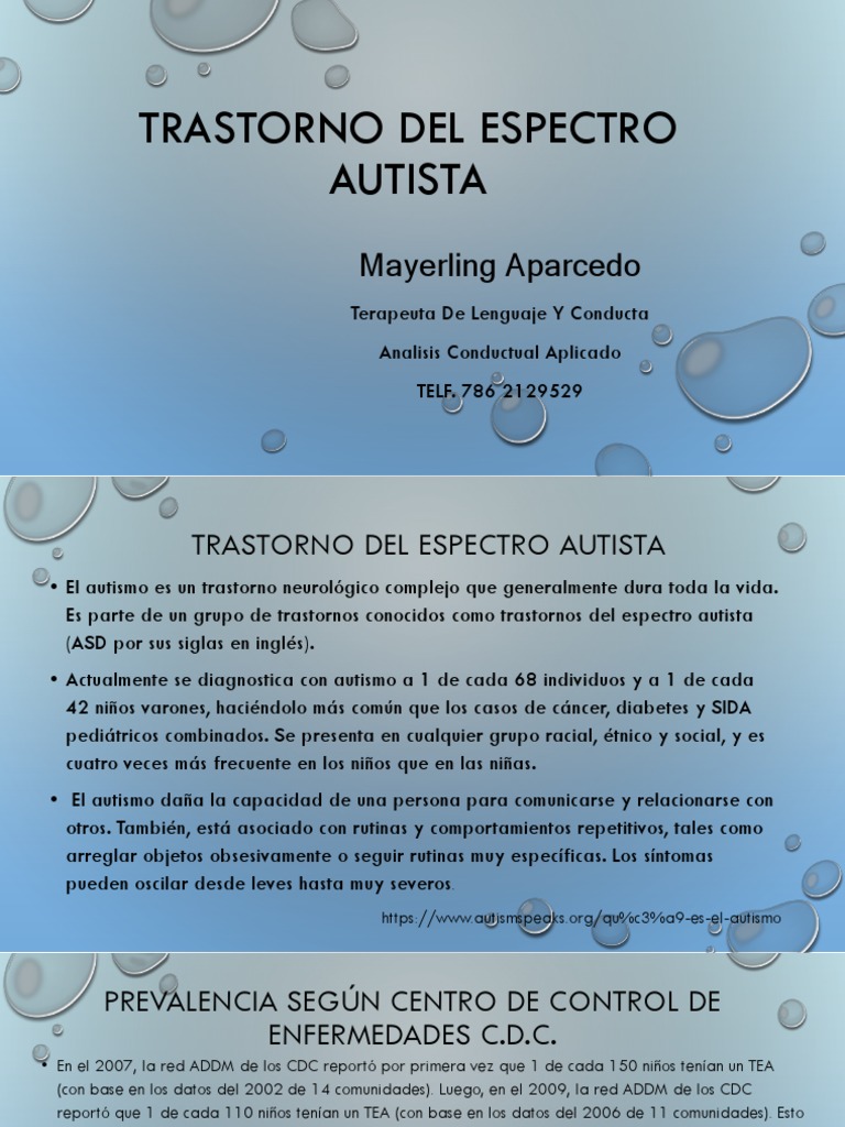 Autismo Informacion | PDF | Espectro autista | Enfermedades y trastornos