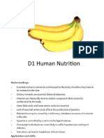 D1 Human Nutrition