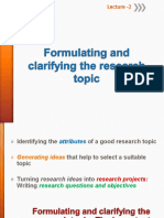 PART-I-2ND-Formulating Research Topic