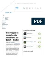 Construção de Um Relatório Académico em LaTeX - Parte I - Pplware