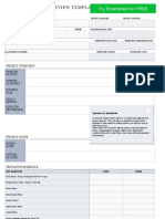 Project Quality Review Template