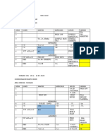 Horario de Julio Nuevo