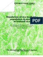 IRPS 135 Simulation of Rice Leaffolder Population Dynamics in Lowland Rice