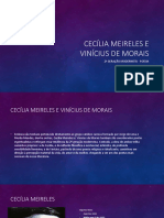 Cecília Meireles e Vinícius de Morais