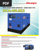 DENYO45KVA - Diesel Engine Generator DCA 45LSK2