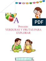 Proyecto 5 Años Frutas y Verduras para Explorar 2023