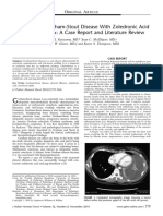 2010 Treatment of GorhamStout Disease With Zoledronic Acid and Interferon A Case Report An Literature Review