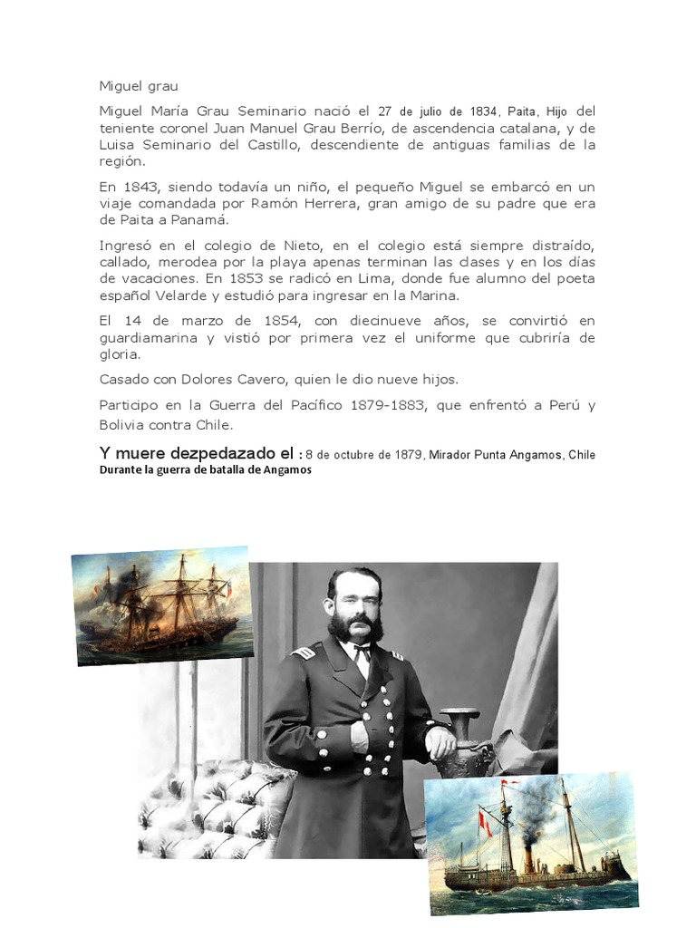 Miguel Grau PDF